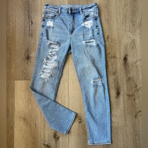 American Eagle Outfitters Light Blue Distressed Jeans